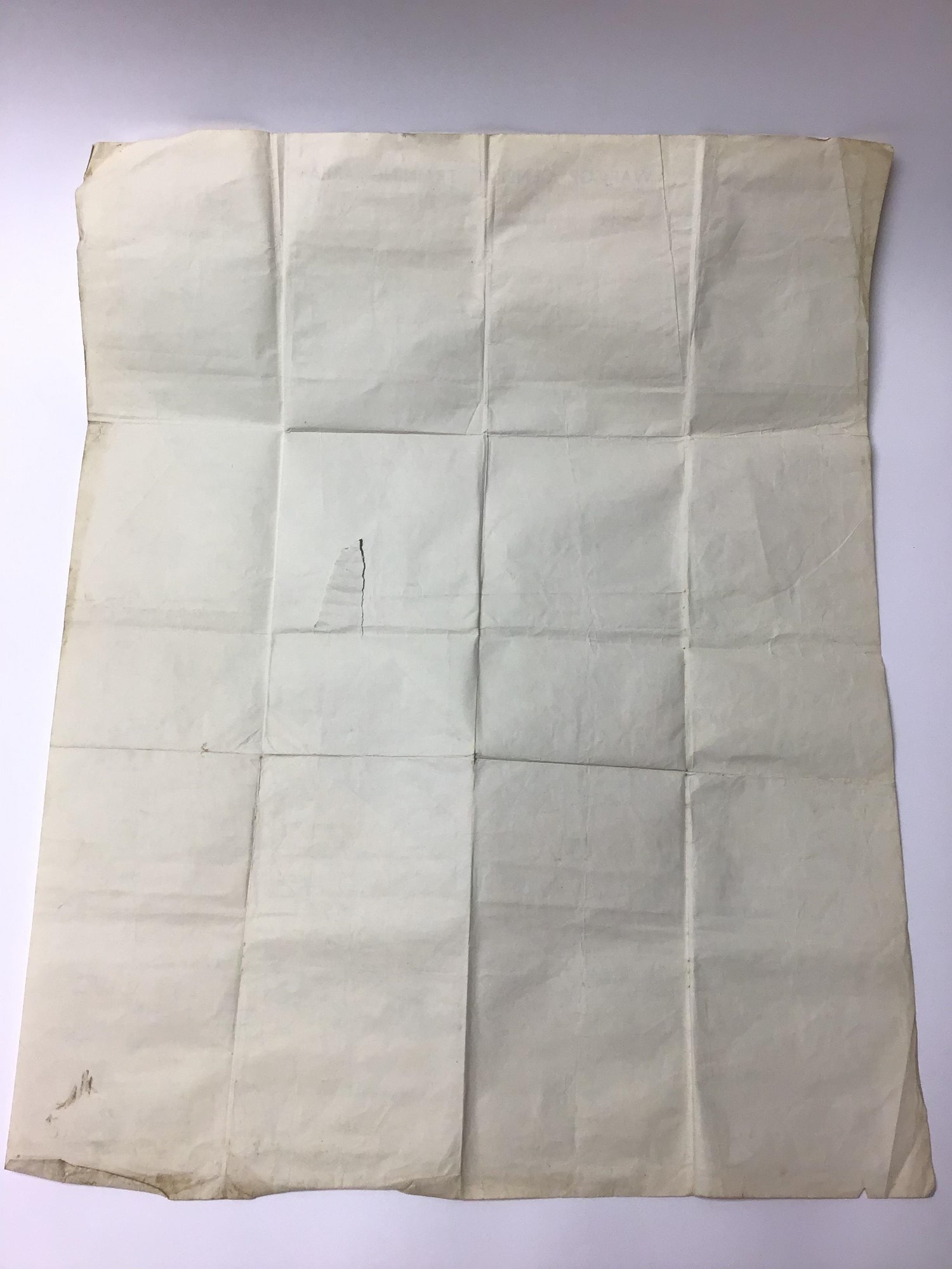 Lot 245 - 1960s Warcop General Training Area map,