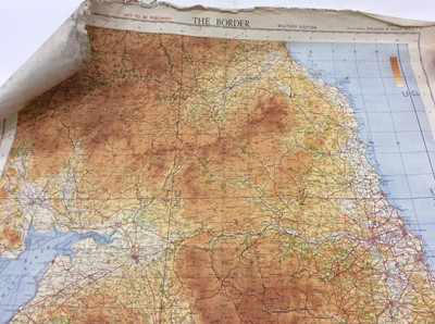 Lot 248 - Group of Second World War period maps of Great Britain to include Luton, England (South), The Border, Derby, Chatham & Maidstone, Portsmouth & Southampton, Torquay & Dartmouth, Kettering & Huntingd...