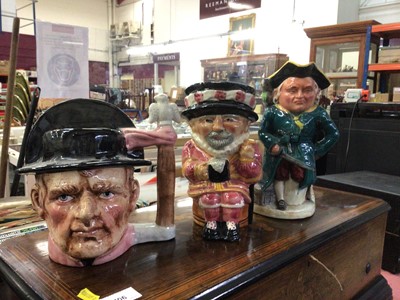 Lot 668 - Three boxes of mixed Toby jugs and character jugs