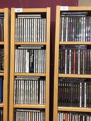 Lot 714 - Two racks of Jazz CDs including Lee Morgan, James Newton, Fats Navarro and Miles Davis