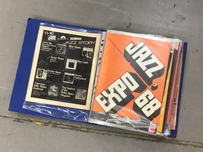 Lot 719 - Jazz programmes including Jazz Expo '67, '68, Miles Davis, Gerry Mulligan, Erroll Garner, Newport Jazz Festival and Norman Granz, together with 'Down Beat' magazines and Jazz at Ronnie Scott's etc