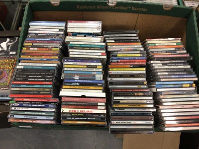Lot 725 - Box of mainly Jazz CDs including Rufus Reid, Horace Silver, John Coltrane, Ben Sidran and Dave McMurray (approd 120)