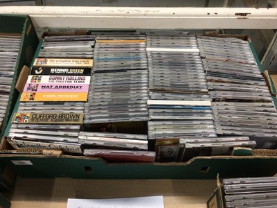Lot 727 - Box of Jazz CDs including Lafayette Gilchrist, Dave Brubeck, Junior Mance, Ralph Moore, Jimmy Hamilton and Ruby Braff (approx 120)