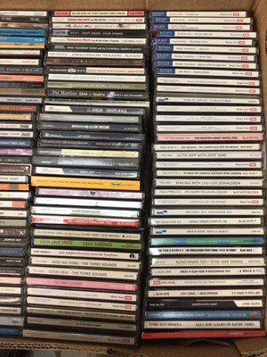 Lot 730 - Box of Jazz CDs including Gene Ammons, Junior Mance, Curtis Fuller, Lou Donaldson, Bobby Hutchinson and Horace Parlan (approx 125)