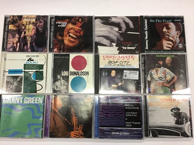 Lot 730 - Box of Jazz CDs including Gene Ammons, Junior Mance, Curtis Fuller, Lou Donaldson, Bobby Hutchinson and Horace Parlan (approx 125)