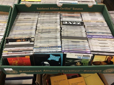 Lot 731 - Box of Jazz CDs including Chick Corea, Barry Harris Trio, Charlie Mingus, Gene Krupa and David Sanchez (approx 130)