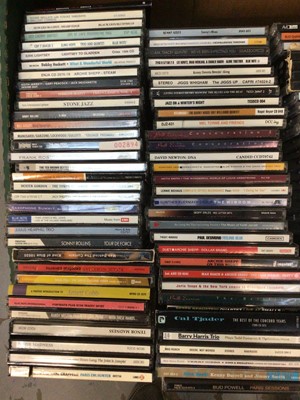 Lot 731 - Box of Jazz CDs including Chick Corea, Barry Harris Trio, Charlie Mingus, Gene Krupa and David Sanchez (approx 130)