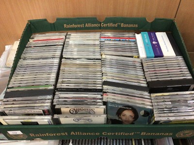 Lot 732 - Box of Jazz CDs including Soweto String Quartet, Verve Jazz Masters, Dave Brubeck, The Beatles and Diana Krall (approx 145)