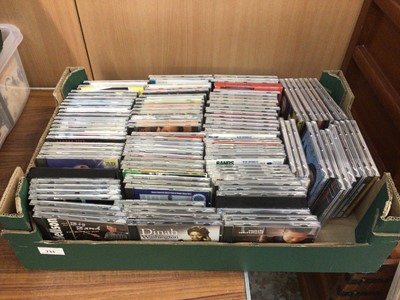 Lot 733 - Box of CDs including Keith Jarrett, Chico Hamilton, Maynard Ferguson, Arnett Cobb, Woody Herman and Ray Brown (approx 110)