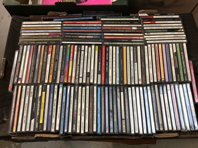 Lot 734 - Box of signed Jazz CDs including The New Couriers, Dianne Reeves, Larry Coryell, David Newton, Bobby Watson, Tim Warfield Sextet and Barbara Thompson (approx 130)