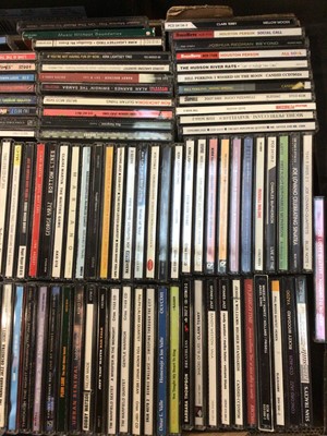 Lot 734 - Box of signed Jazz CDs including The New Couriers, Dianne Reeves, Larry Coryell, David Newton, Bobby Watson, Tim Warfield Sextet and Barbara Thompson (approx 130)