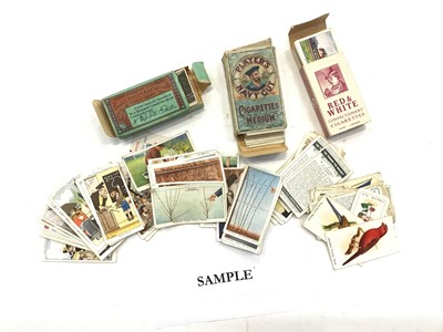 Lot 1280 - Two boxes of assorted Cigarette cards loose