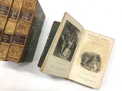 Lot 1005 - Sir Walter Scott - Waverley novels, 48 book set in decorative bindings, 1830s