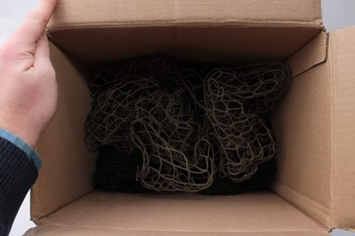Lot 261 - Group of nine British Military helmet nets for the MKV helmet together with five nets for the Danish M1 Helmet (14)