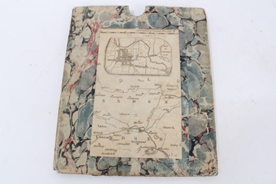 Lot 178 - 18th century folding map of Colchester and environs