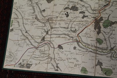 Lot 178 - 18th century folding map of Colchester and environs