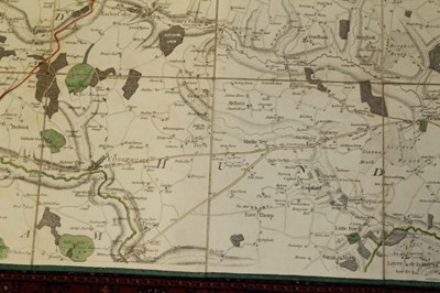 Lot 178 - 18th century folding map of Colchester and environs