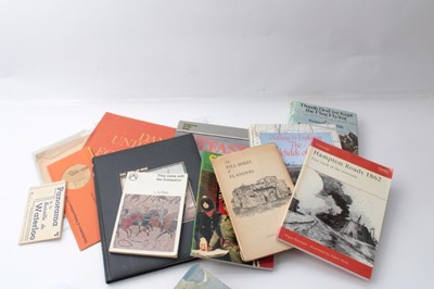 Lot 274 - Second World War 21st Anti- Tank Regiment, Royal Artillery historical notes on the campaign in North West Europe 1944 - 1945 together with a selection of military interest books