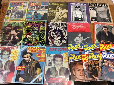 Lot 994 - Punk and New Wave collection, magazines, fanzines, badges etc