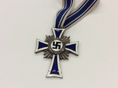 Lot 284 - Nazi German Mothers' Cross with ribbon, possibly a later copy