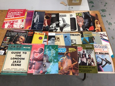 Lot 751 - Box of Jazz magazines and programmes