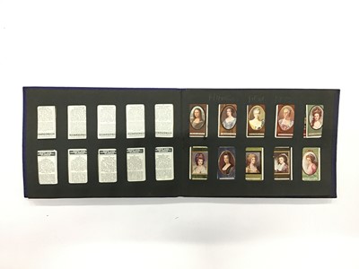 Lot 1253 - Cigarette Cards and Playing Card selection in box.