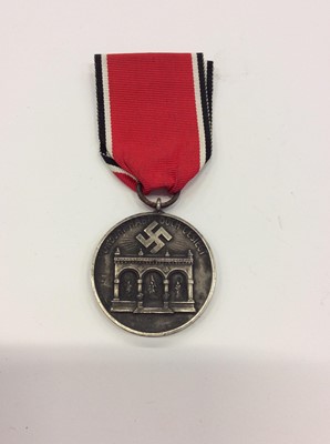 Lot 288 - Nazi Blood Order Beer Hall Putsch 10th Anniversary Commemorative Medal, 9th November 1923 - 1933, possibly a later copy