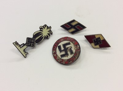 Lot 293 - Group of four Replica Nazi Pin badges (4)