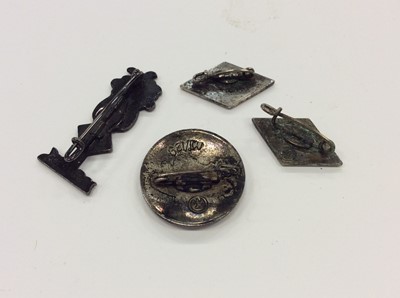 Lot 293 - Group of four Replica Nazi Pin badges (4)