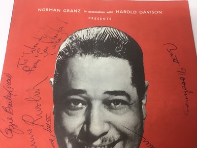 Lot 2070 - Duke Ellington signed souvenir programme