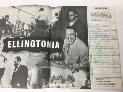 Lot 2070 - Duke Ellington signed souvenir programme