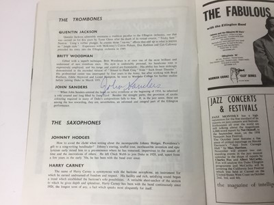 Lot 2070 - Duke Ellington signed souvenir programme