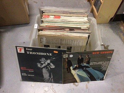 Lot 762 - Jazz LP records including Peter Christlieb, Lou Donaldson, J.J. Johnson, Marian McParland (all signed), John Coltrane and Buddy Tate (approx 65))