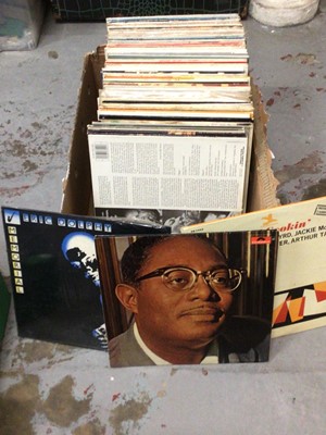 Lot 766 - Jazz LP records, including Stan Getz, Dicky Wells, Eddie Davis, Count Basie and Gene Harris (approx 100)