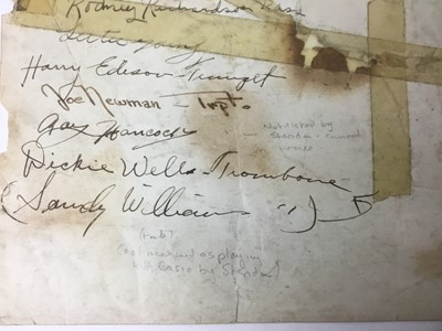 Lot 783 - Rare black and white press photo of Count Basie