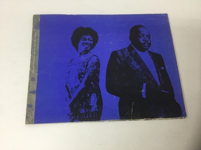 Lot 802 - Sarah Vaughan and Count Basie and his Orchestra, programme with eight autographs of the musicians