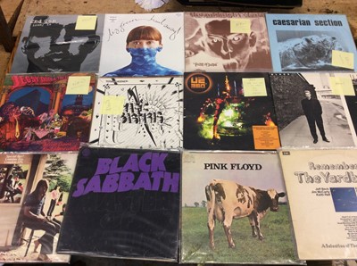 Lot 974 - Box LP records including U2 promo, Black Sabbath, Pink Floyd etc