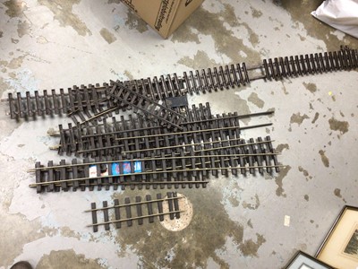 Lot 1595 - Railway Selection of LBG Garden Track boxed and unboxed.