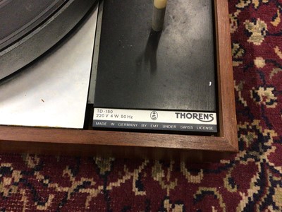 Lot 970 - Thorens TD-150 Turntable in original box with accessories