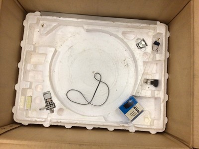 Lot 970 - Thorens TD-150 Turntable in original box with accessories