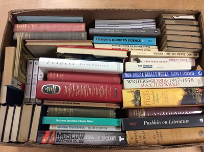 Lot 1017 - Russian books, various, 5 boxes