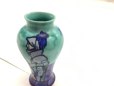 Lot 549 - Clarice Cliff 'Inspiration' baluster vase