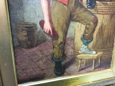 Lot 494 - Eskine Nicol (1825-1904), oil on panel, The Shoe Shine Boy", signed, in gilt frame, 30 x 22cm