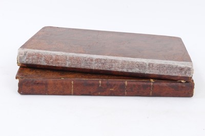 Lot 1708 - Two volumes - The History of the Travels and Adventures of the chevalier John Taylor, printed for J. Williams, 1761, vols 1 & 2 only  (of 3)