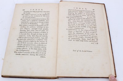 Lot 1708 - Two volumes - The History of the Travels and Adventures of the chevalier John Taylor, printed for J. Williams, 1761, vols 1 & 2 only  (of 3)