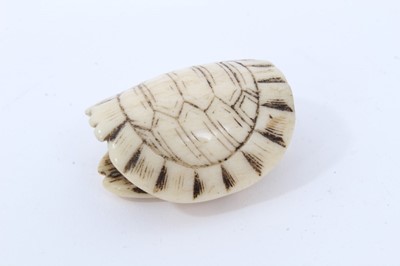 Lot 236 - Group of seven carved ivory and bone netsuke