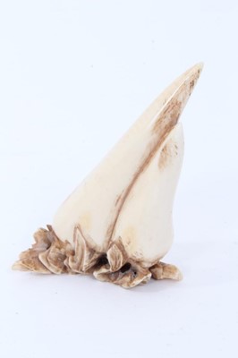 Lot 236 - Group of seven carved ivory and bone netsuke