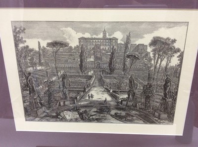 Lot 50 - Group of 18th and 19th century engravings to include figures, Raphael, a profile of London and others, each framed and glazed (8)