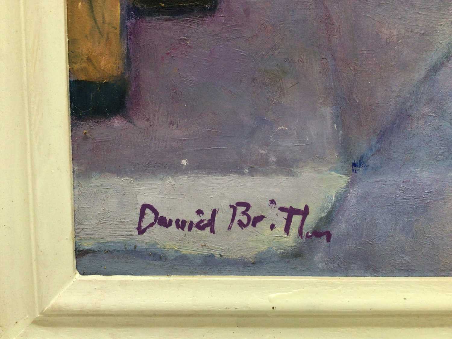 Lot 71 David Britton, contemporary, oil on board