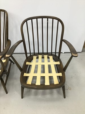 Lot 60 - Pair of Ercol elbow chairs